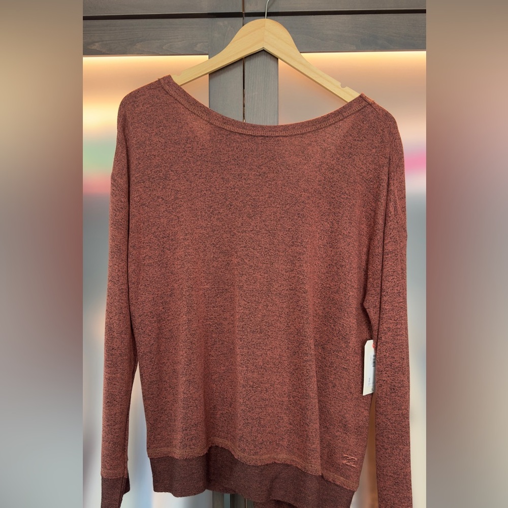 Billabong Rust Long Sleeve Top